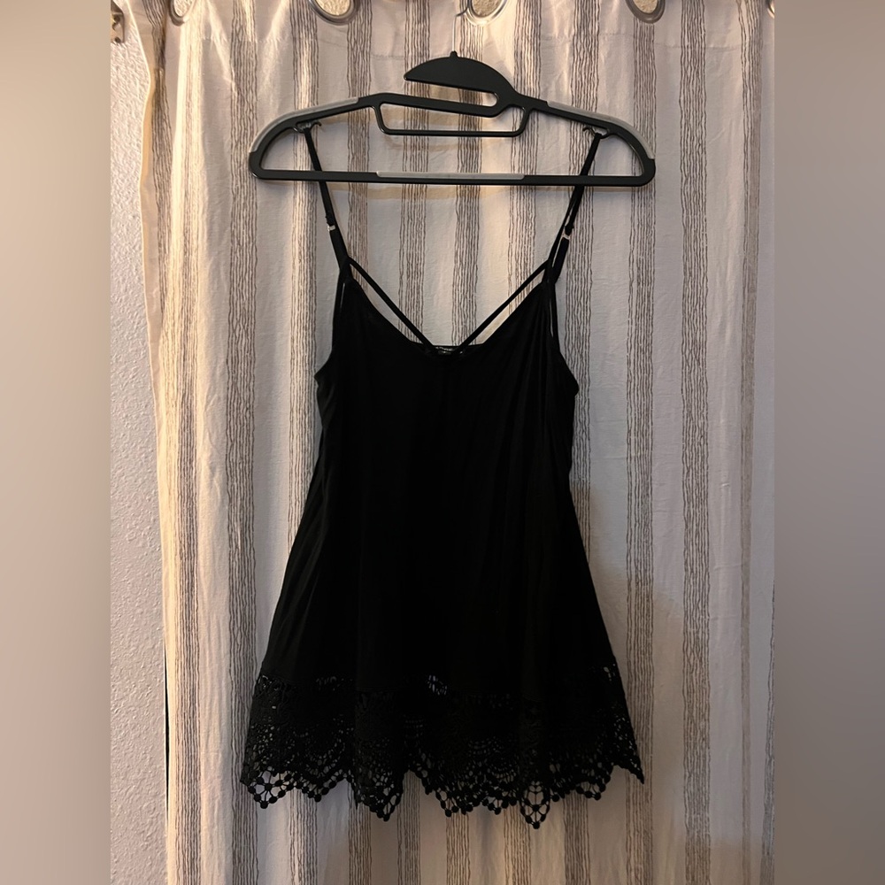 Express Black Sleeveless Top
